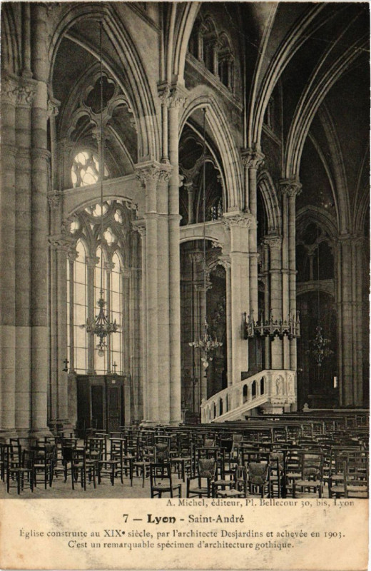 Carte postale ancienne Lyon - Saint-Andre à Lyon
