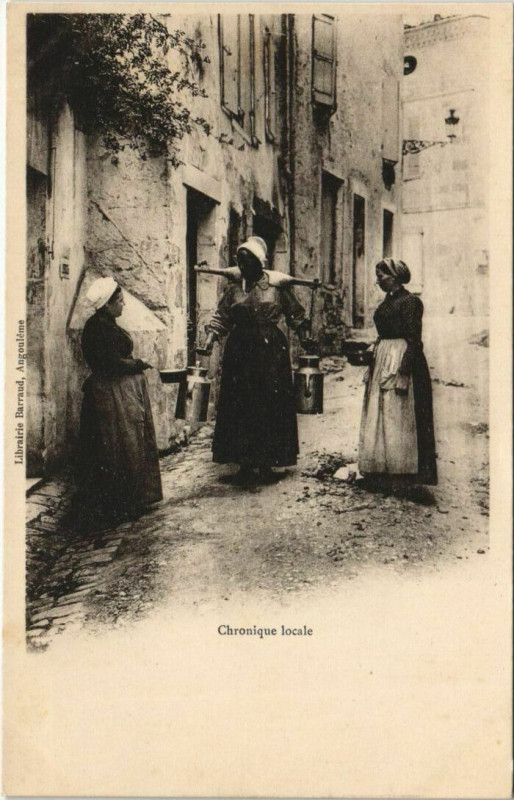 Carte postale ancienne Angouleme Chronique locale