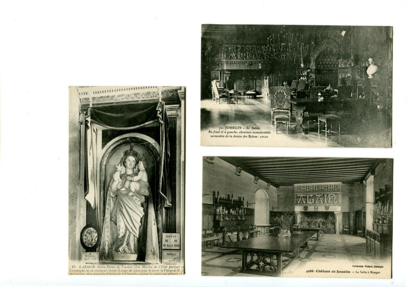 Carte postale ancienne Morbihan lot de14 cartes Belle-Ile Larmor Josselin à Josselin