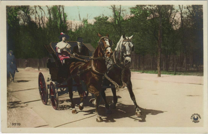 Carte postale ancienne Paris 16e Bois de Boulogne