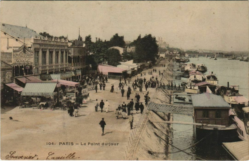 Carte postale ancienne Le Point du jour à Paris 16e