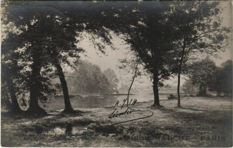 Carte postale ancienne Paris 16e Bois de Boulogne