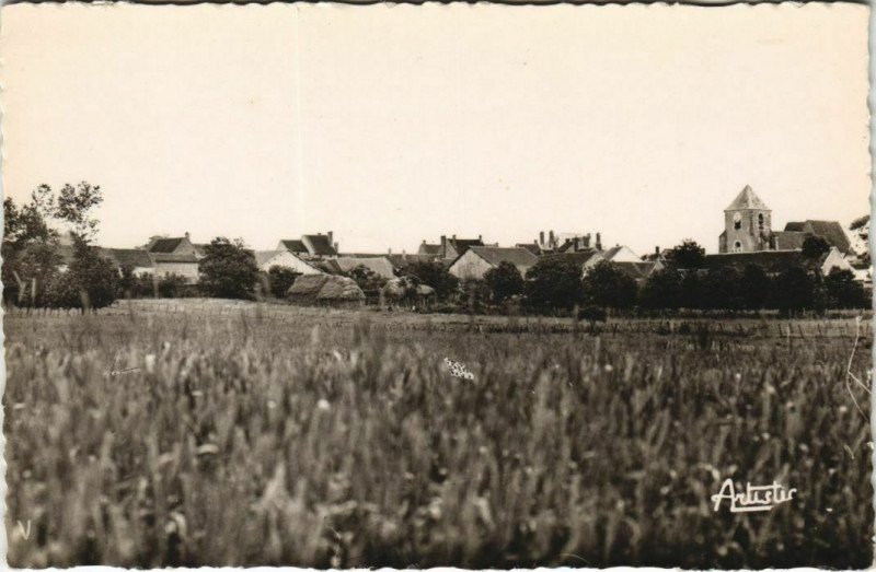 Carte postale ancienne Ormoy Vue d'Ensemble à Ormoy