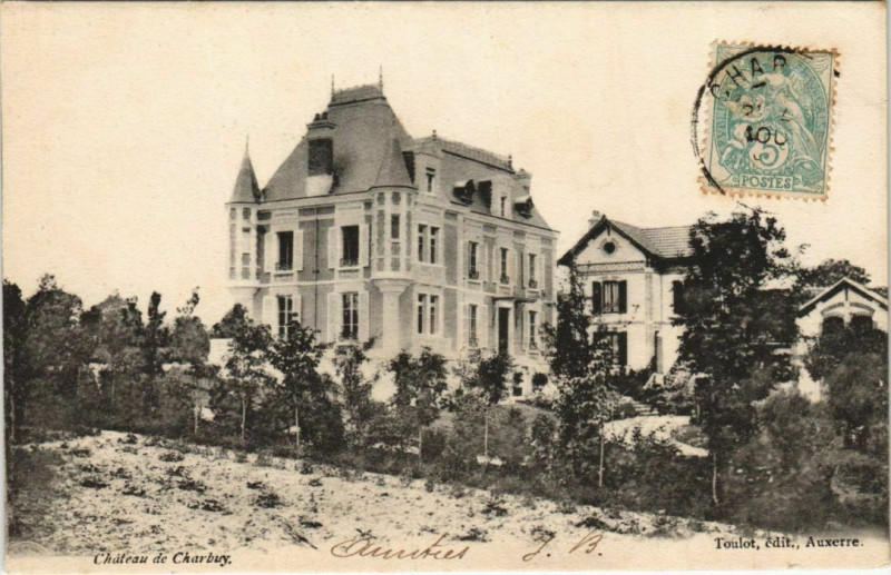 Carte postale ancienne Charbuy Chateau de Charbuy à Charbuy