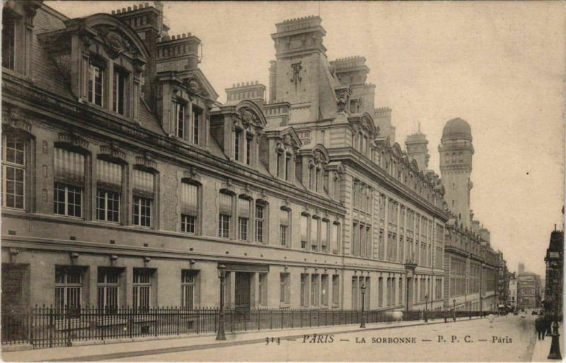 Carte postale ancienne Paris 5e La Sorbonne à Paris 5e