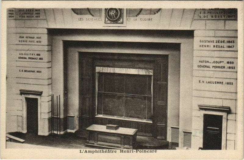 Carte postale ancienne Paris 5e 21, rue Descartes Amphithéatre Henri-Poincaré à Paris 5e