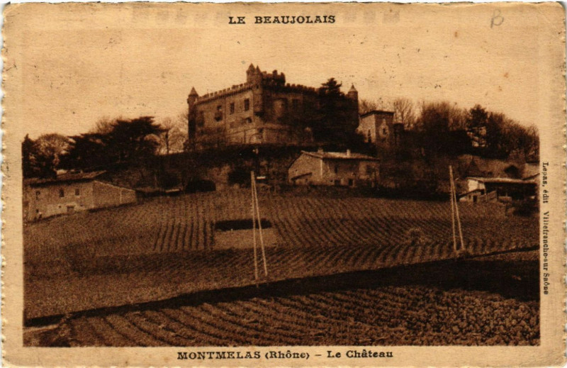 Carte postale ancienne Montmelas Le Chateau