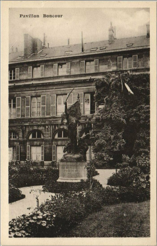 Carte postale ancienne Paris 5e 21, rue Descartes Pavillon Boncourt à Paris 5e