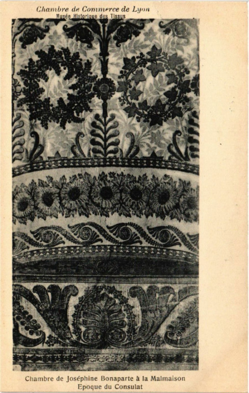 Carte postale ancienne Lyon Chambre de Commerce. Chambre de Jesephine Bonaparte à Lyon
