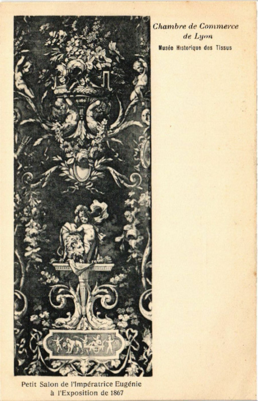 Carte postale ancienne Lyon Chambre de Commerce. Petit Salon de l'Imperatrice Eugenie à Lyon