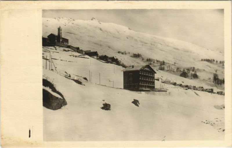 Carte postale ancienne Saint-Veran Vallee du Queyras - Station de Sports d'Hiver