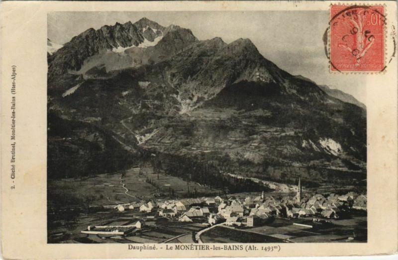 Carte postale ancienne Le Monetier-les-Bains Vue Generale