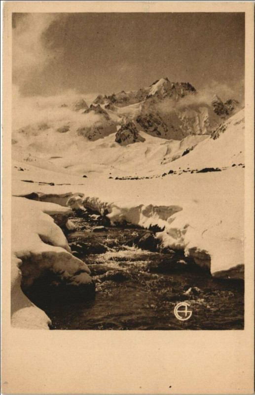 Carte postale ancienne La Montagne des Agneaux - En Hiver
