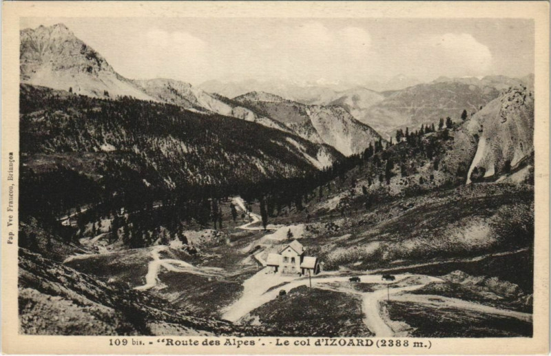 Carte postale ancienne Le Col d'Izoard