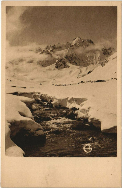 Carte postale ancienne La Montagne des Agneaux - En Hiver