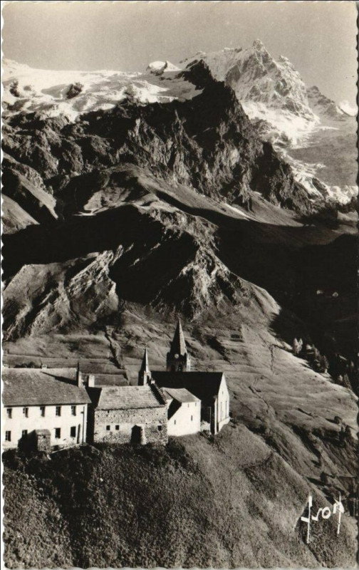 Carte postale ancienne La Grave Massif de la Meije à La Grave
