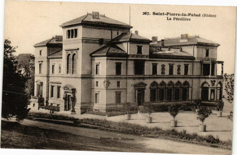 Carte postale ancienne Saint-Pierre la Palud-La Perolliere