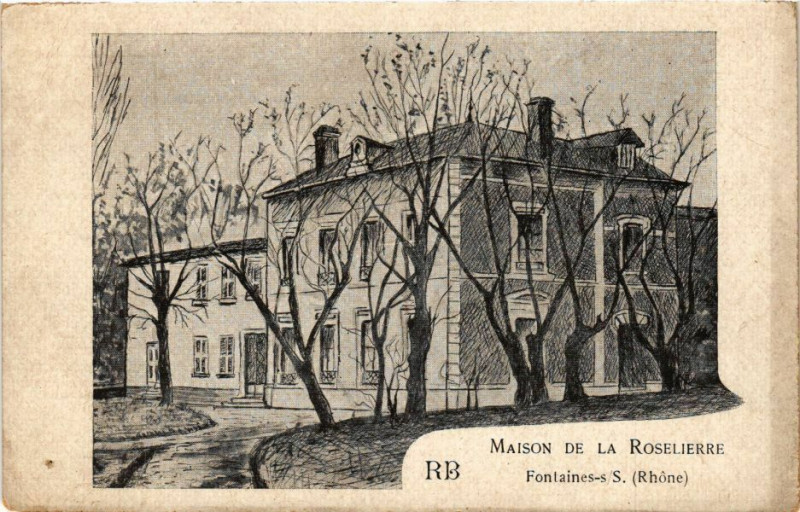 Carte postale ancienne Maison de la Roselierre
