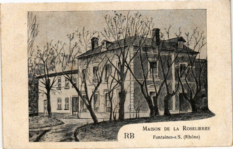 Carte postale ancienne Maison de la Roselierre