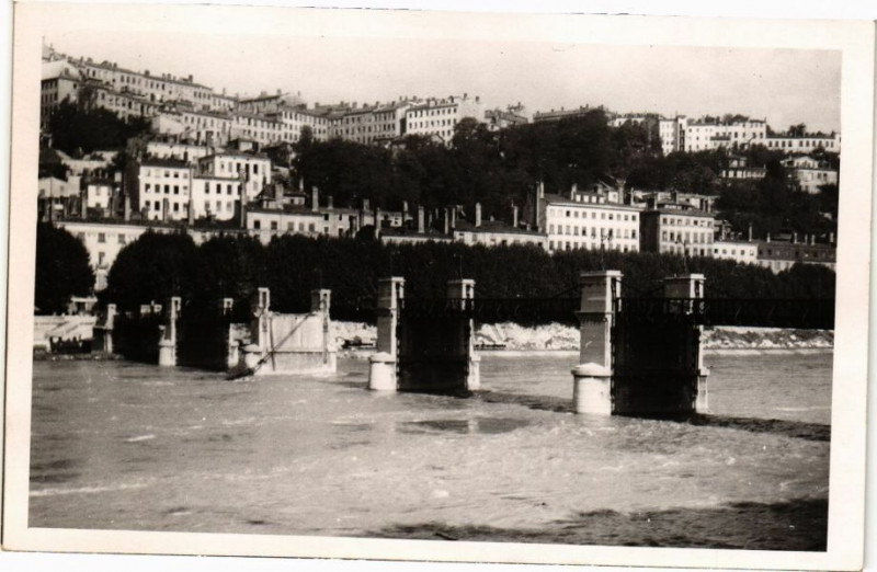 Carte postale ancienne Lyon-Pont Waisse à Lyon
