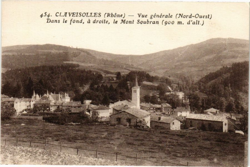 Carte postale ancienne Clavisolles-Vue générale