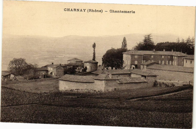 Carte postale ancienne Charnay-Chantemerle à Charnay