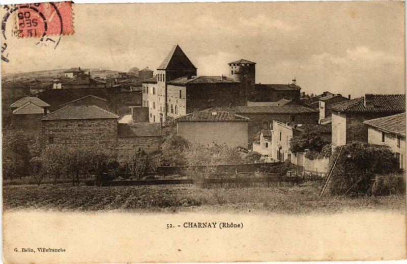 Carte postale ancienne Charnay à Charnay