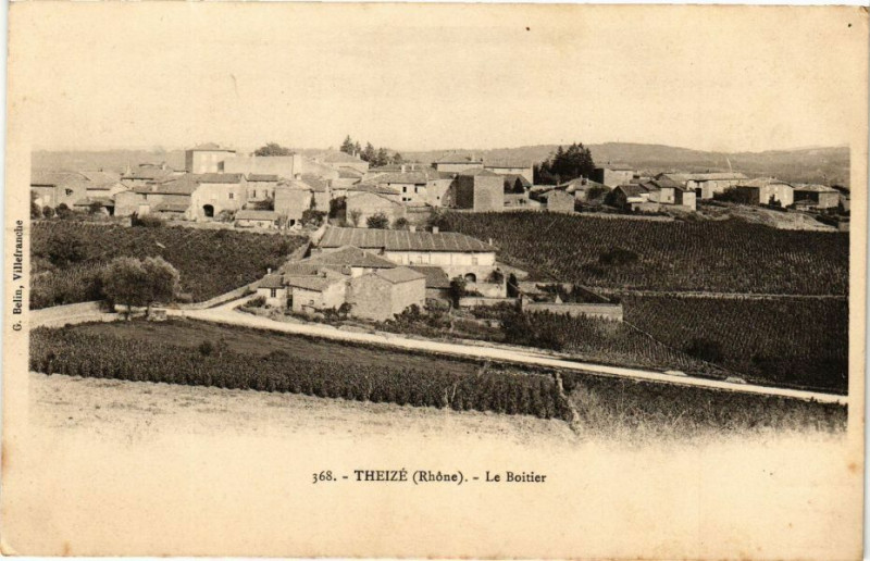 Carte postale ancienne Theize-Le Boitier