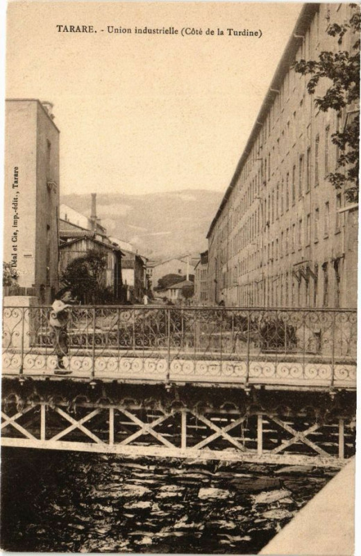 Carte postale ancienne Tarare-Union industrielle à Tarare