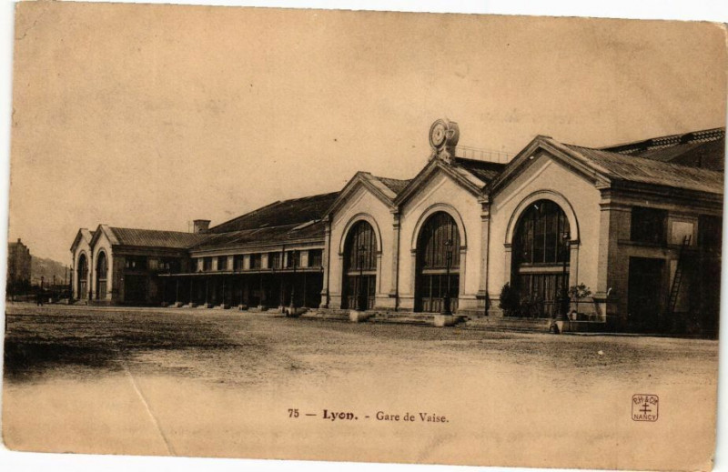 Carte postale ancienne Lyon-Gare de Vaise à Lyon