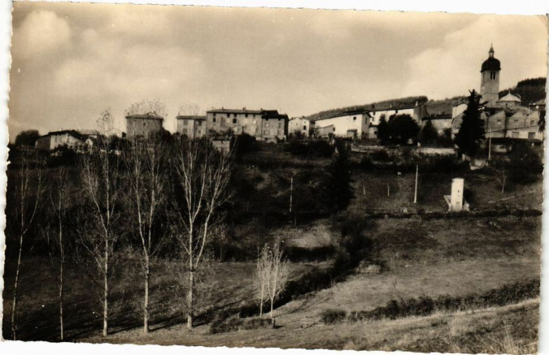 Carte postale ancienne Grandris-Vue Est à Grandris
