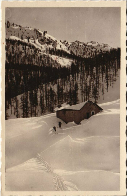 Carte postale ancienne Montgenevre Environs - En Hiver