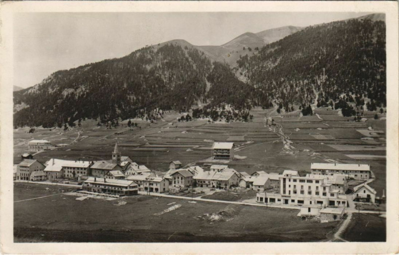 Carte postale ancienne Montgenevre Vue Generale