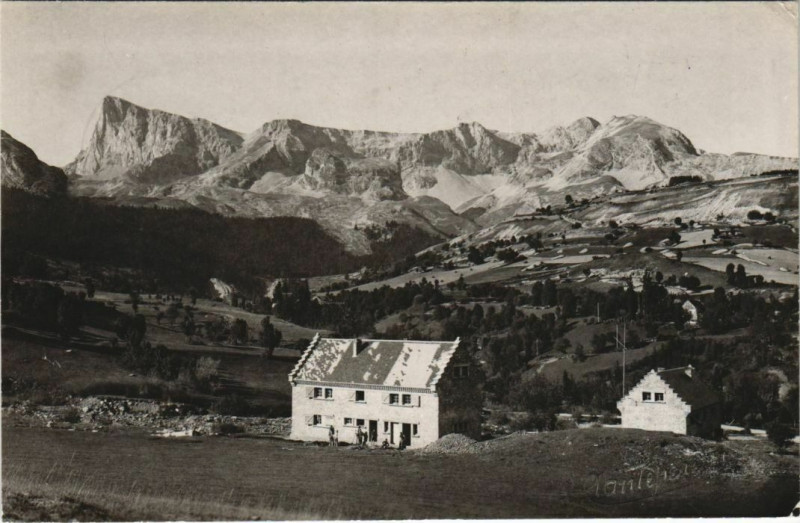 Carte postale ancienne Montgenevre Maisons - Panorama
