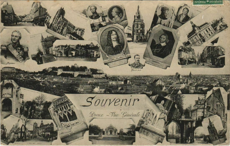 Carte postale ancienne Dreux souvenir France à Dreux