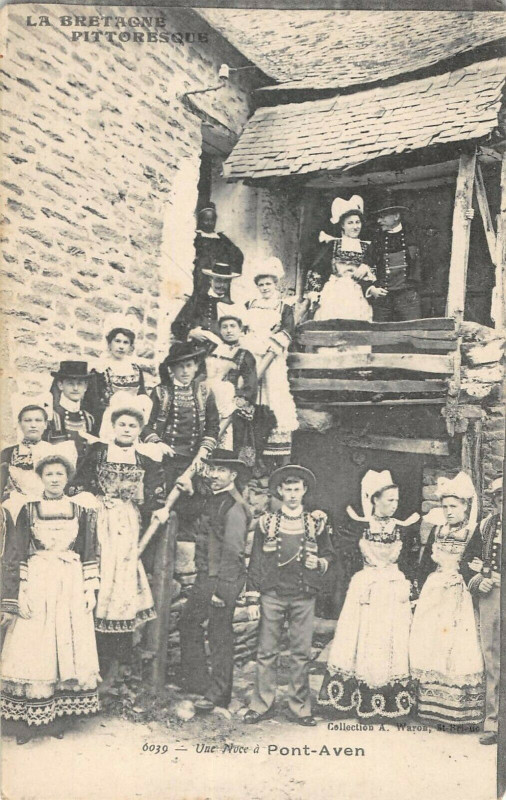 Carte postale ancienne Une Noce A Pont Aven à Pont-Aven