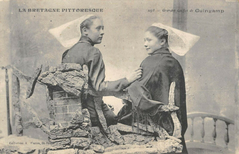 Carte postale ancienne Grandes Coiffes De Guingamp à Guingamp