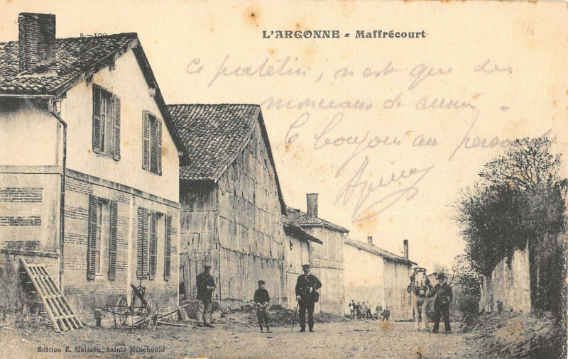 Carte postale ancienne L'Argonne Maffrecourt