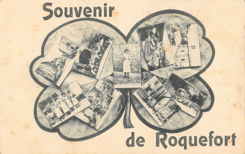 Carte postale ancienne Souvenir De Roquefort