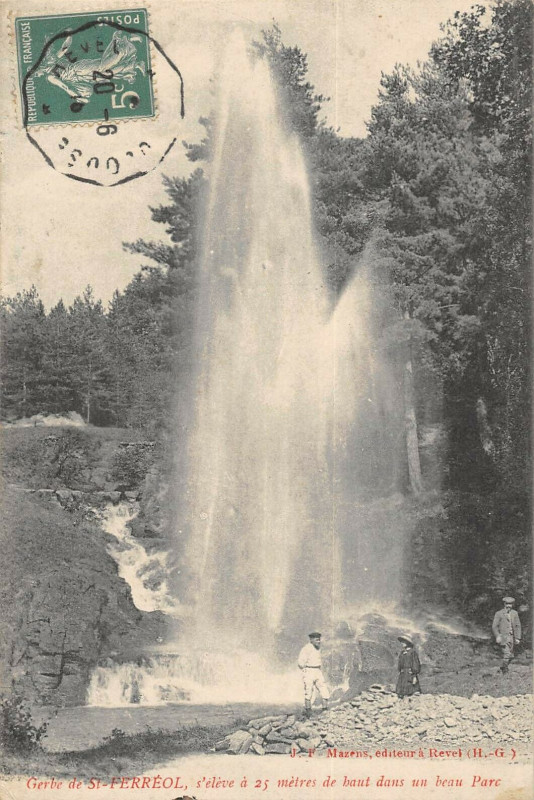 Carte postale ancienne Gerbe De Saint Ferreol