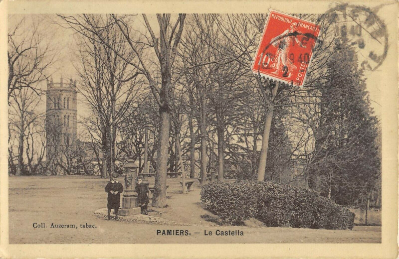 Carte postale ancienne Pamiers Le Castella à Pamiers