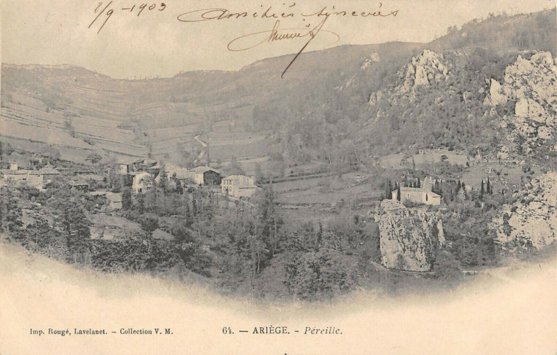 Carte postale ancienne Ariege Pereille