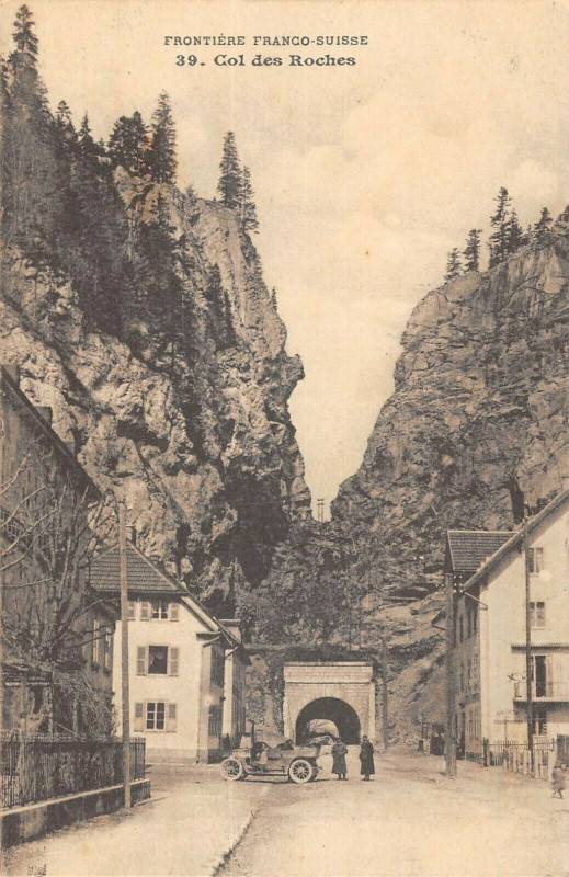 Carte postale ancienne Col Des Roches