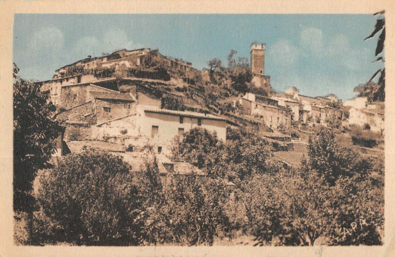 Carte postale ancienne Lespinassiere Vue Generale Du Village