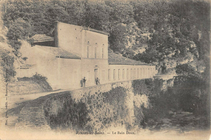 Carte postale ancienne Rennes Les Bains Le Doux à Rennes-les-Bains