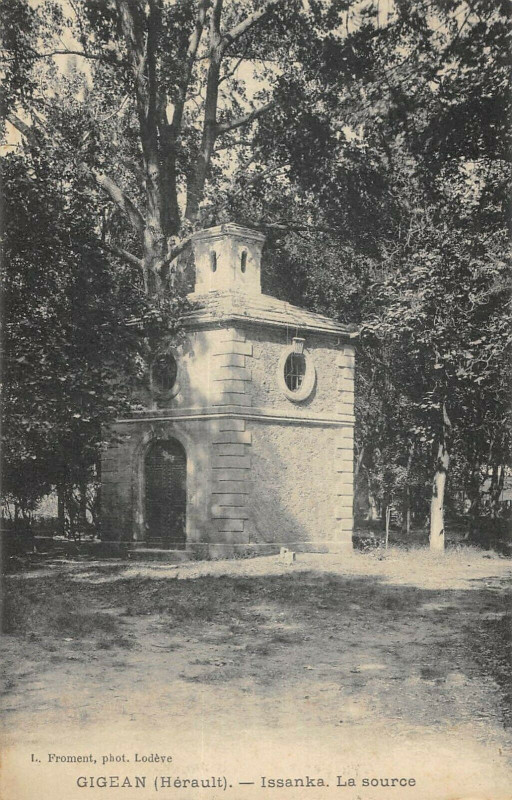 Carte postale ancienne Gigean Issanka La Source à Gigean