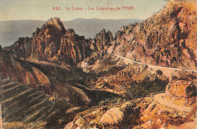 Carte postale ancienne 20 Corse Les Calanches De Piana à Piana