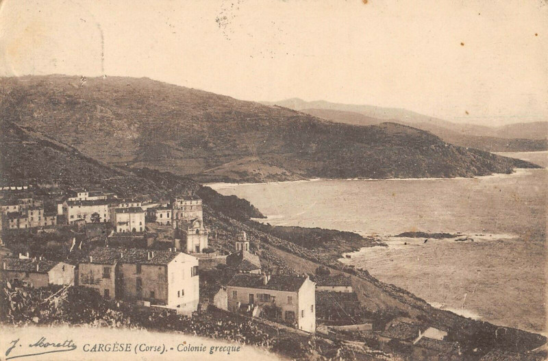 Carte postale ancienne 20 Corse Cargese Colonie Grecque