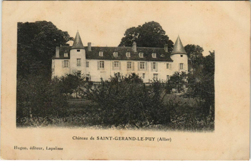 Carte postale ancienne Saint-Gerand-le-Puy Chateau