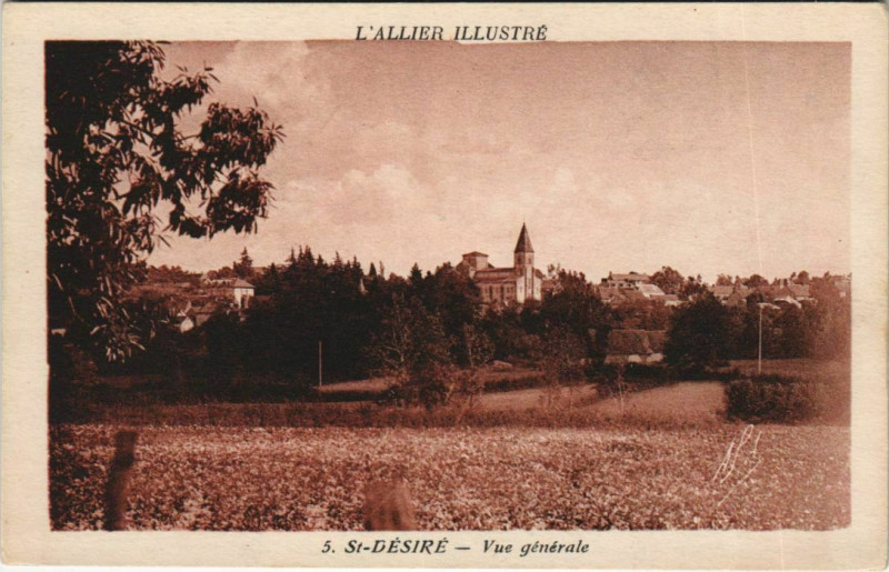 Carte postale ancienne Saint-Desire Vue Generale